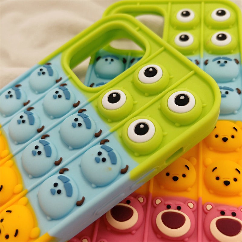 Ốp Điện Thoại Silicon Họa Tiết Hoạt Hình Winnie the pooh Cho Iphone 14PLUS 14 13 12 11 pro max xs xr x 7 8 plus