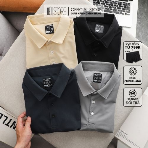 |Hẻm Store| Áo Polo Nam, áo thun có cổ nam Satoshi SAPL45 thể thao tay ngắn form regular fit thoáng mát | BigBuy360 - bigbuy360.vn