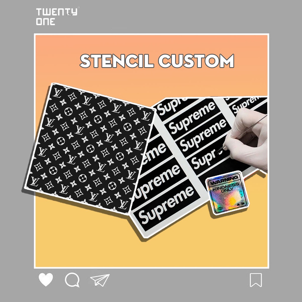 Tổng Hợp Stencil In Họa Tiết Custom Giày (Stencil Decal Thường)
