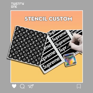 Tổng Hợp Stencil In Họa Tiết Custom Giày