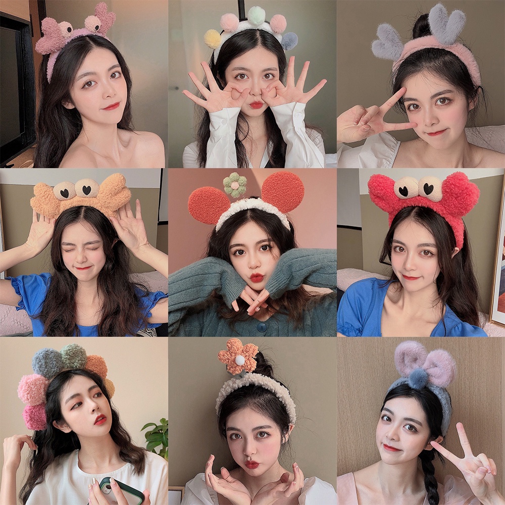 Băng đô cài tóc hình vương miện đính hoa dễ thương phong cách Hàn Quốc cho nữ