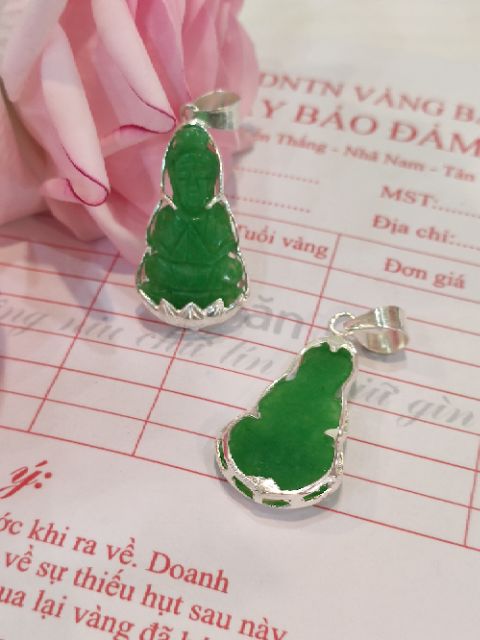 Mặt phật quan âm bạc ta( mẫu cơ bản)_Van jw