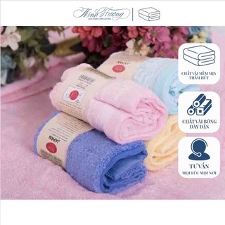 Set 3 khăn mặt sợi tre mềm mại xuất Nhật 30x50cm