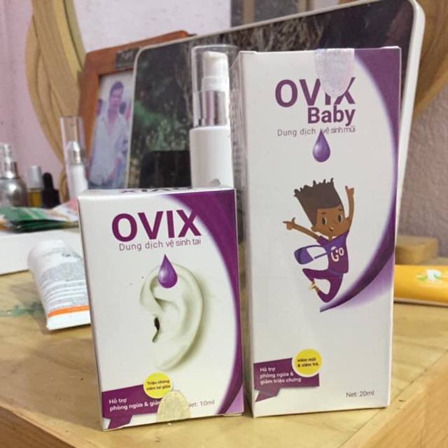 Ovix Baby 15ml Dung dịch vệ sinh mũi