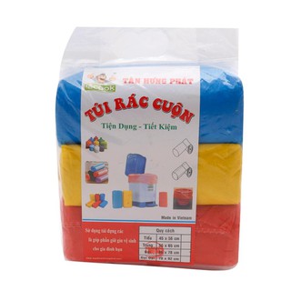 Túi đựng rác dạng cuộn Ecook 1kg ( nhiều size, nhiều màu )