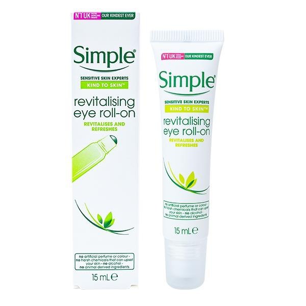 Lăn Dưỡng Mắt Simple Revitalising Eye Roll-On 15ml