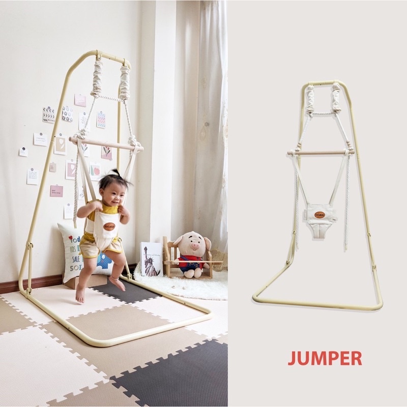 SWING and JUMPER - Combo 2 trong 1 Xích Đu và Nhún nhảy cho BÉ ( Mã GGK-L-CC-JS ) - Sản phẩm cao cấp GEGAKIDS VIỆT NAM
