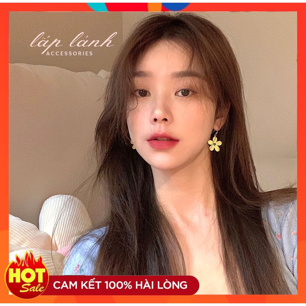 [HOT] BÔNG TAI KHUYÊN TAI HOA VÀNG THỜI TRANG MÙA HÈ ĐI BIỂN DỄ THƯƠNG PHONG CÁCH HÀN QUỐC 221BT051