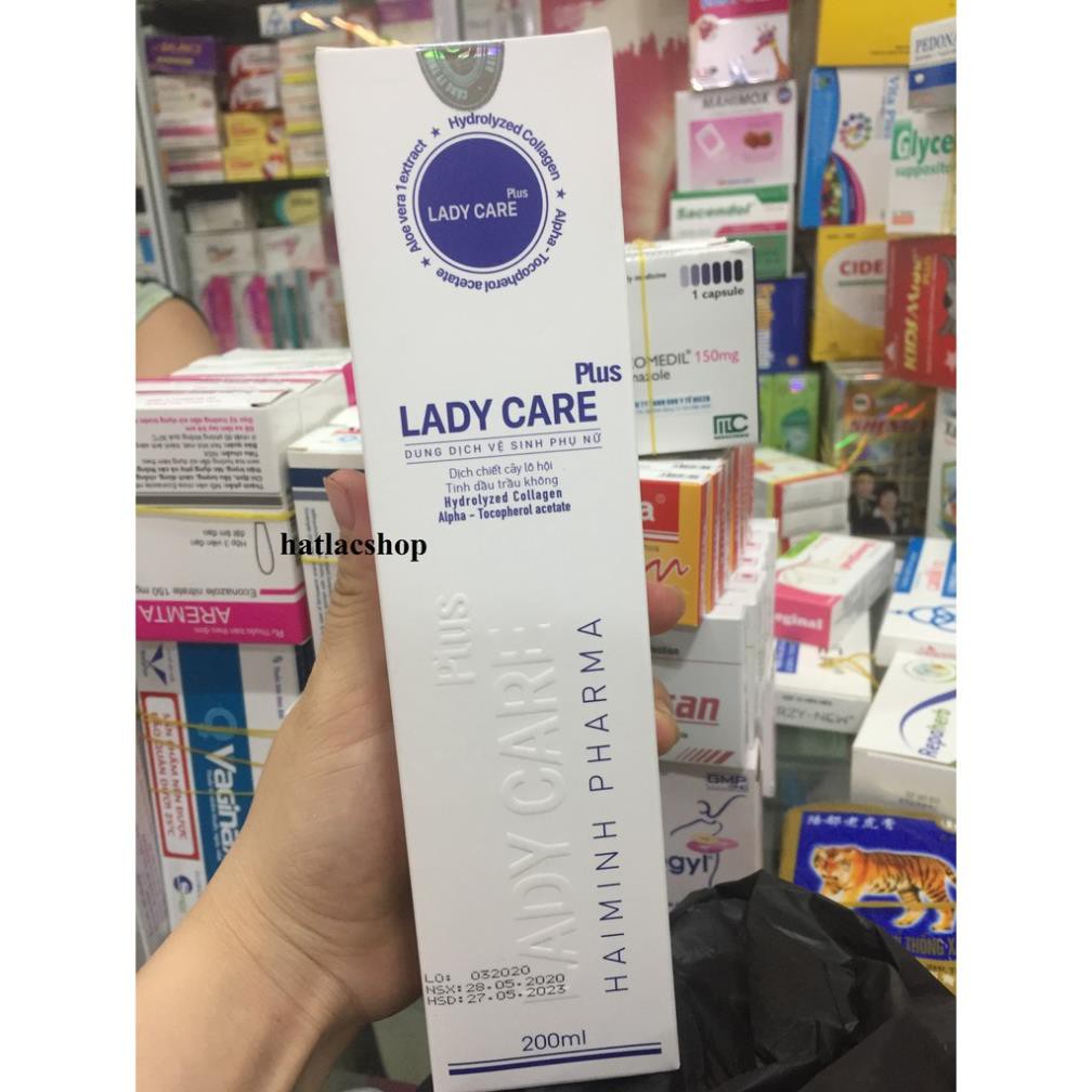 Dung dịch vệ sinh Lady care plus - -giúp làm sạch nhẹ nhàng, khử mùi hôi, bảo vệ vùng kín