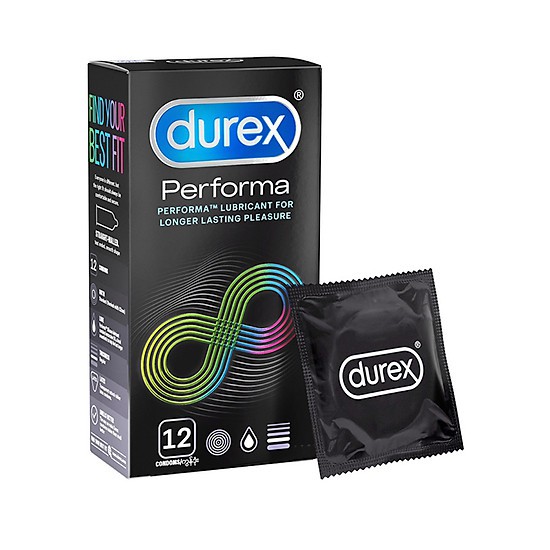 Bao cao su kéo dài thời gian hộp 12c Durex Performa - chính hãng