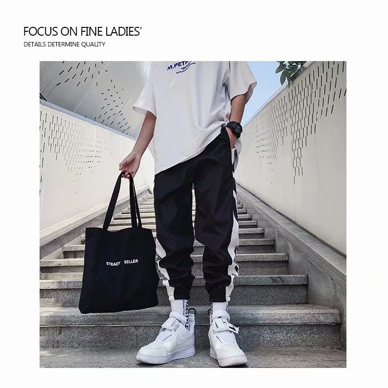 Quần jogger nhiều túi phong cách hip hop năng động thời trang nam