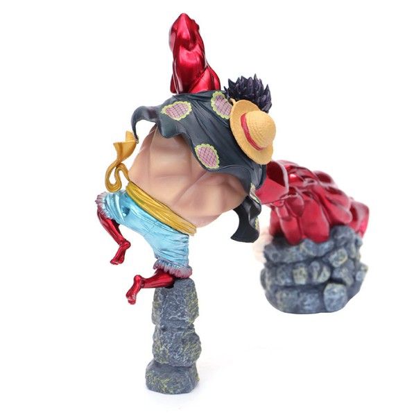 Mô hình Luffy gear 4 One piece tay to tung nắm đấm cao 23cm