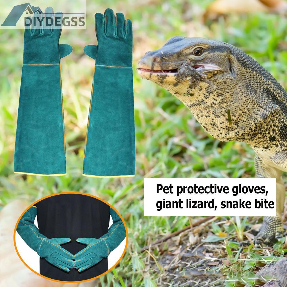 Diydegss2 1 Pair Anti-bite Gloves for Catch Dog Cat Pet Grasping Protective Gloves