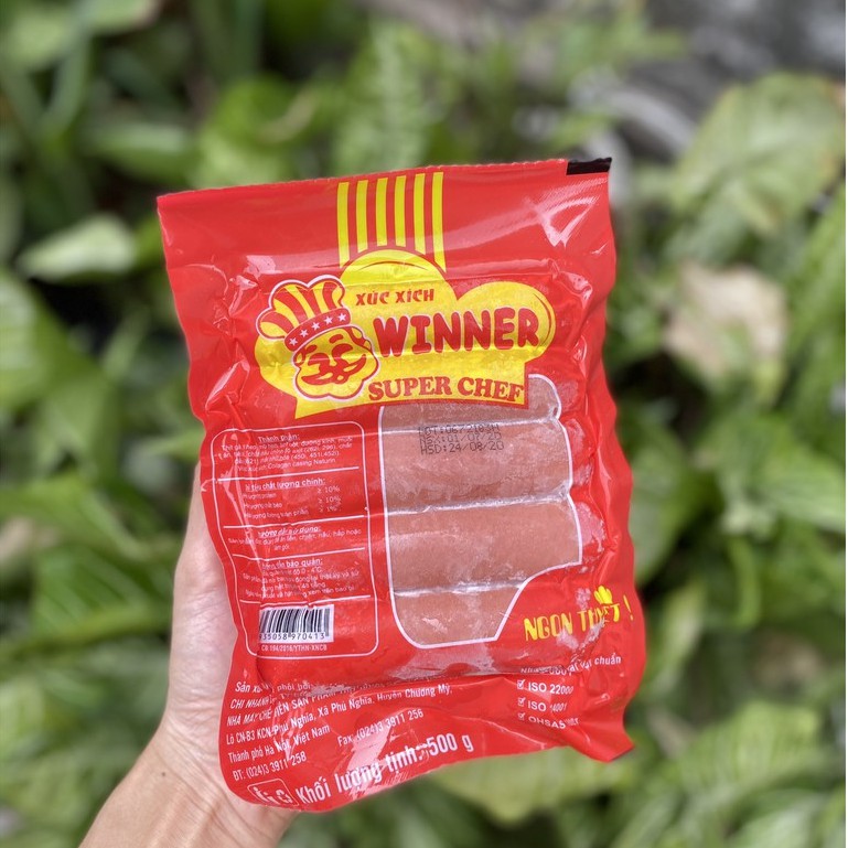 XÚC XÍCH WINNER CP ĂN LIỀN CHIÊN RÁN giá siêu rẻ 500g (10 CHIẾC) | BigBuy360 - bigbuy360.vn