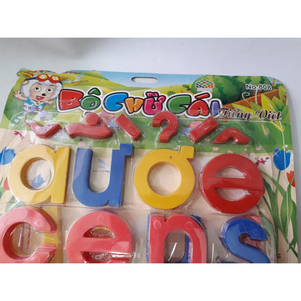 Bộ chữ cái tiếng việt bằng nhựa