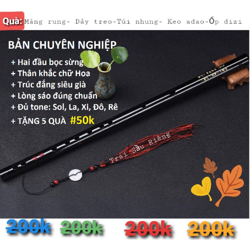 Sáo Trần Tình Ma Đạo Tổ Sư 🔥  Sáo Dizi cao cấp chọn lọc 🔥 Tặng 50k phụ kiện