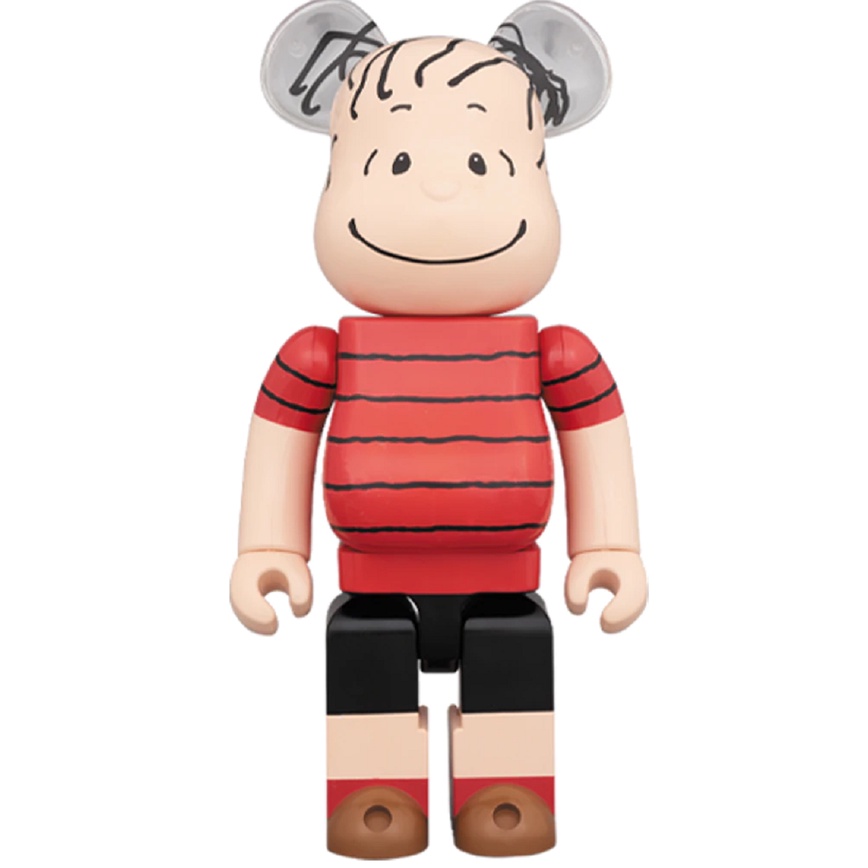 Mô hình trưng bày decor Bearbrick LINUS 400% Multicolor