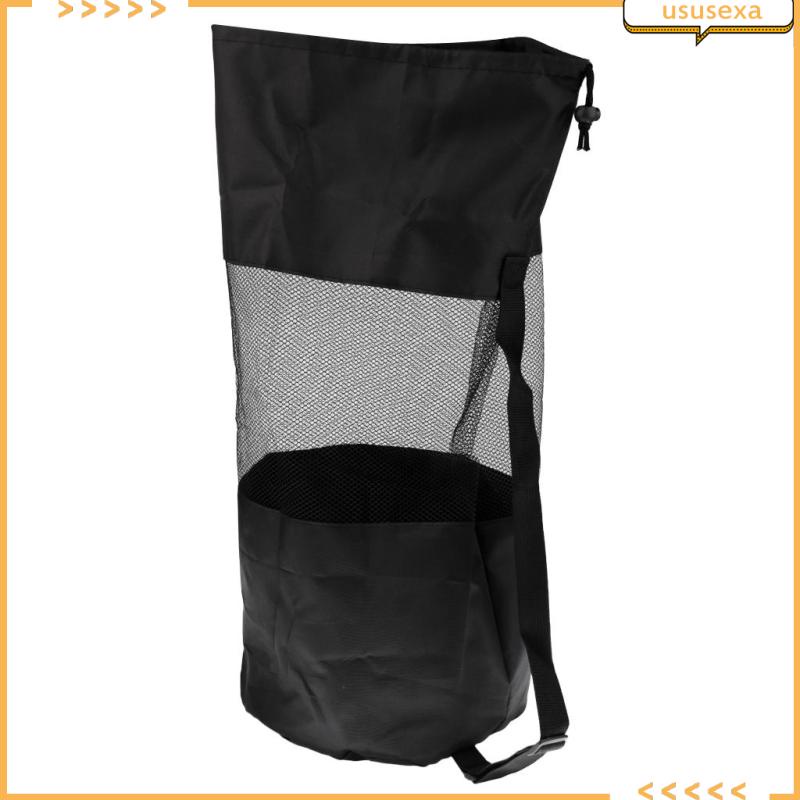 Dụng cụ lặn biển để lặn Lặn Lặn biển Trại ca nô và túi thuyền kayak Túi du lịch lưới lớn màu đen