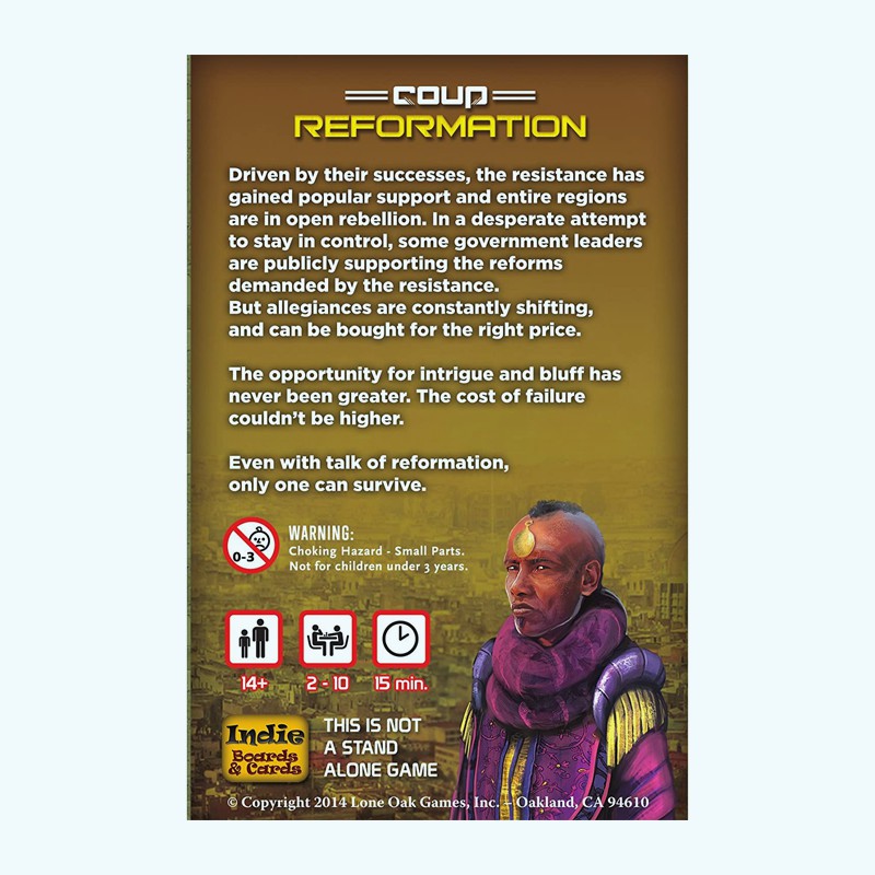 Bộ Trò Chơi Board Game Coup: Reformation Chất Lượng Cao