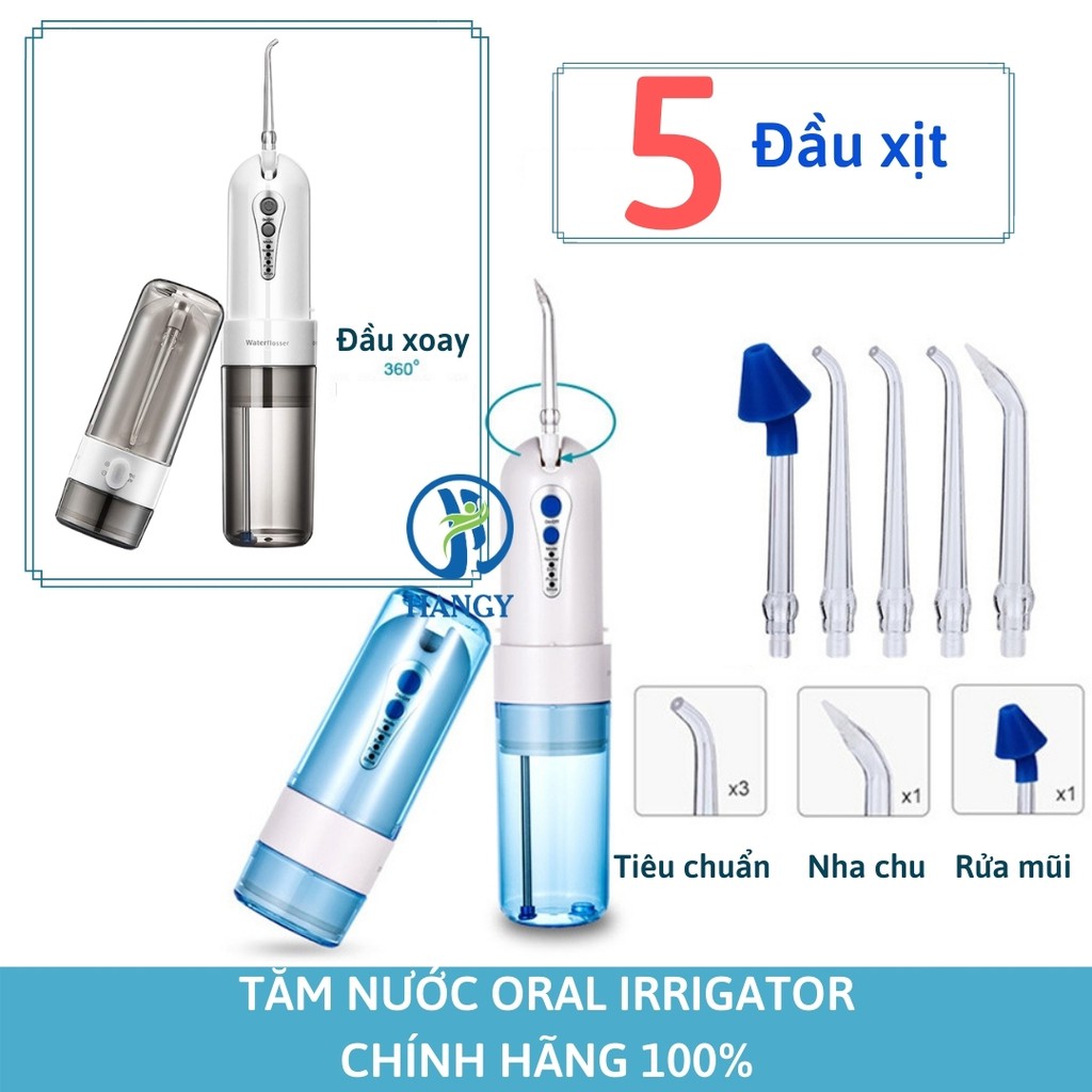 Máy tăm nước cầm tay water flosser oral i achepower HANGY