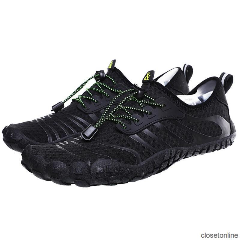 COD Unisex Aqua Shoes Lace Up Waterproof Outdoor Training Walking Light Comfortable CL