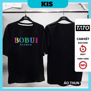 Áo Thun Phản Quang BOBUI Cotton 75% Form Rộng Unisex Nam Nữ Rẻ Đẹp KIS OFFICIAL