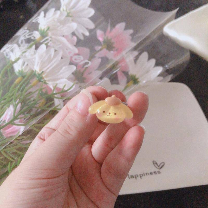 Sanrio Nhẫn Hình Cún Yugui Hoạt Hình Dễ Thương Có Thể Điều Chỉnh Làm Quà Tặng Cho Bạn Gái / Bạn Gái