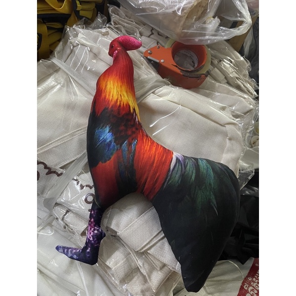 Gà thú bông 3D