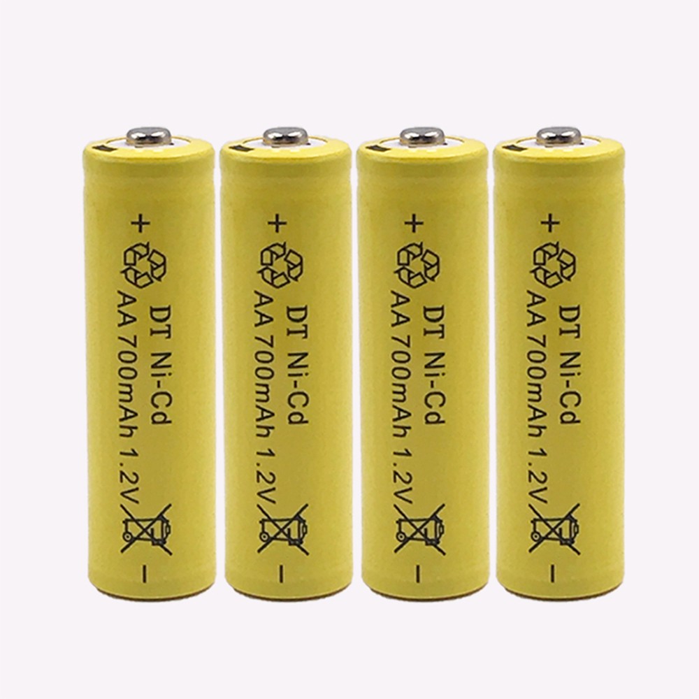 Viên Pin Có Thể Sạc Loại To AA 700mAh - Vàng - Chuyên Dùng Đồ Chơi - Đèn Pin