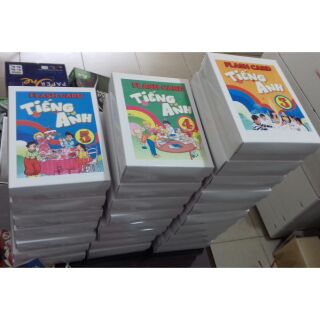 Combo Flashcard 345 của BGD (in 2 mặt)