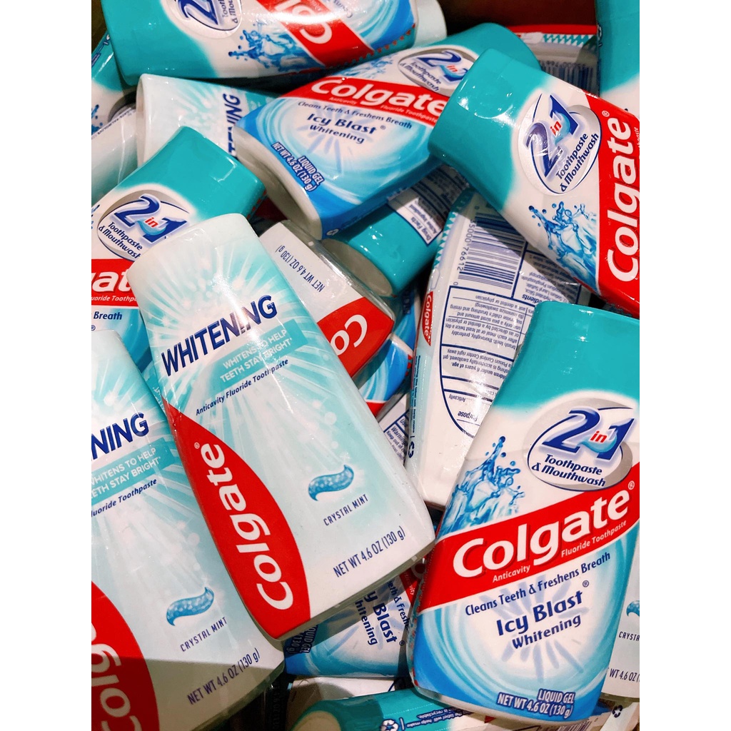 [HÀNG STORE MỸ] KEM ĐÁNH RĂNG COLGATE 2IN1 MỸ 130G