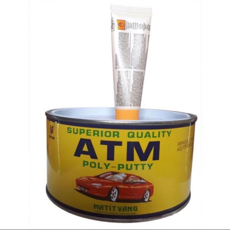Bả matit vàng ATM 2 thành phần 1kg nhập khẩu Thái Lan (chính hãng)