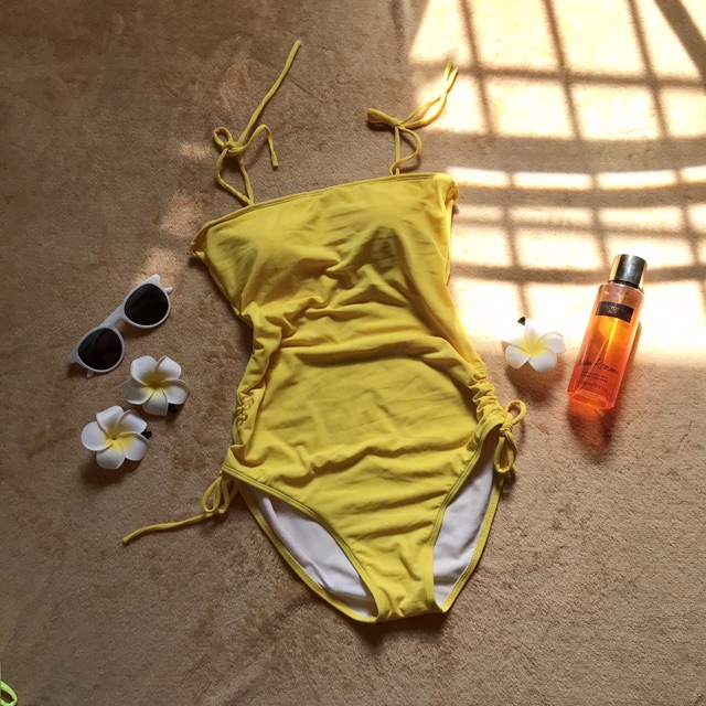 Bikini đồ bơi liền mảnh dây rút nhiều màu