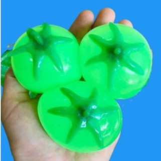 Quả Cà Chua Xanh Squishy Gudetama đáng yêu mochi slime bóp xả stress giải tỏa căng thẳng
