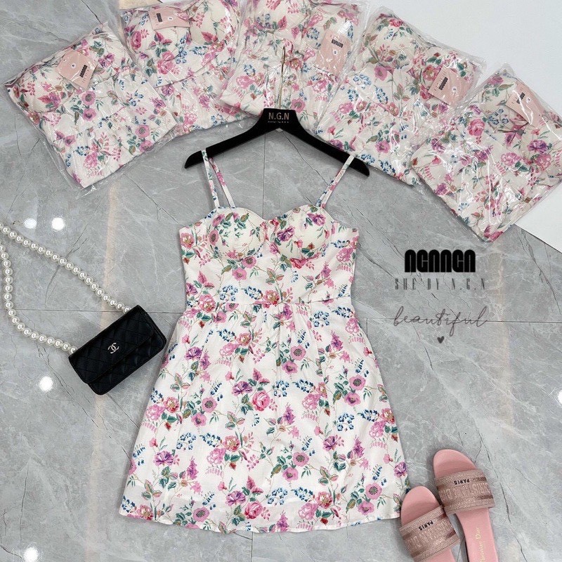 Set đồ nữ cá tính, set váy liền thân đi chơi sang chảnh mùa hè đẹp 8A00094 | BigBuy360 - bigbuy360.vn