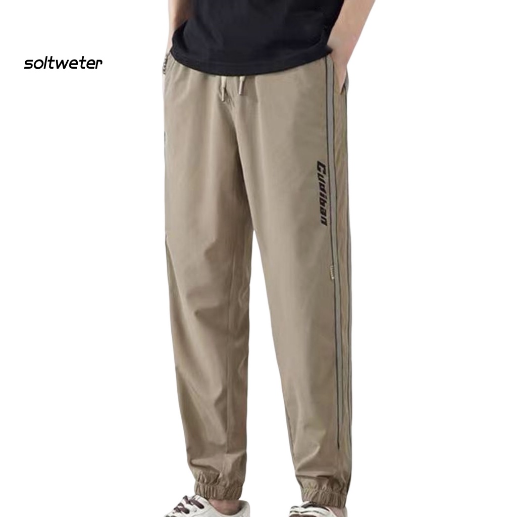 Quần Dài Lưng Vừa Buộc Dây Phong Cách Đường Phố Cá Tính Cho Nam