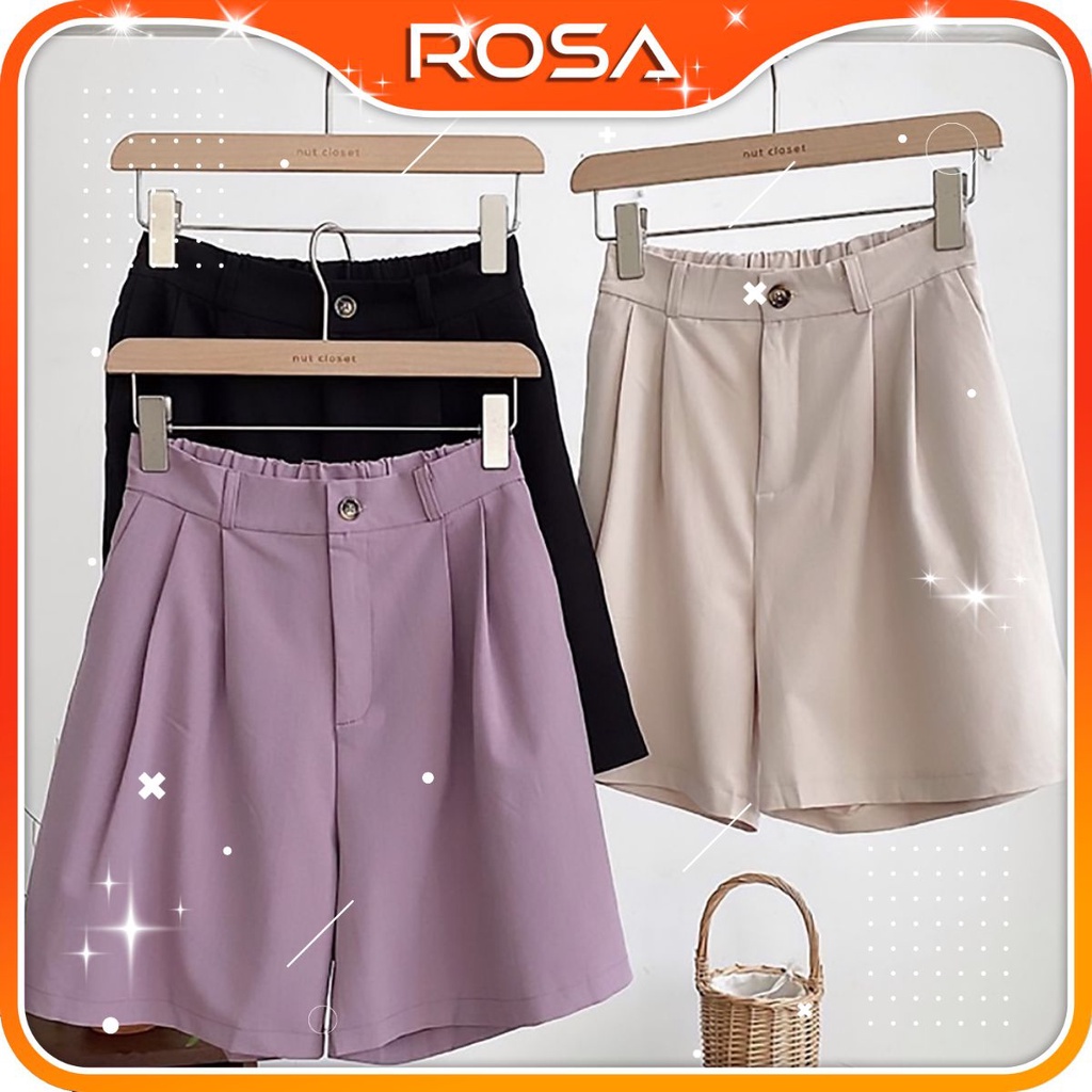 Quần Short Chun Sau Vải Mềm Rosa