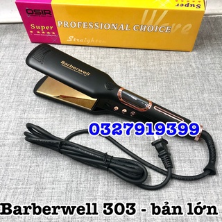 ✅freeship✅ Máy duỗi tóc bản lớn cao cấp Barber 303 - bản 5cm