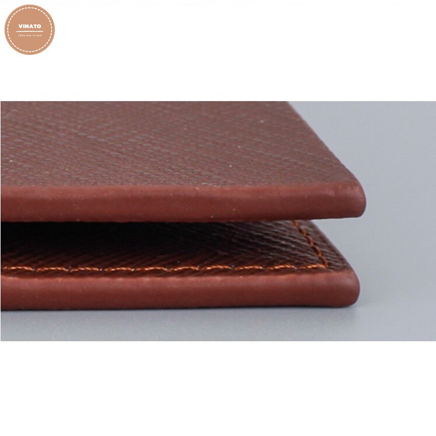 Ví da nam cầm tay thời trang nam nữ phong cách Hàn Quốc, bóp dài dập vân có nút bấm | BigBuy360 - bigbuy360.vn