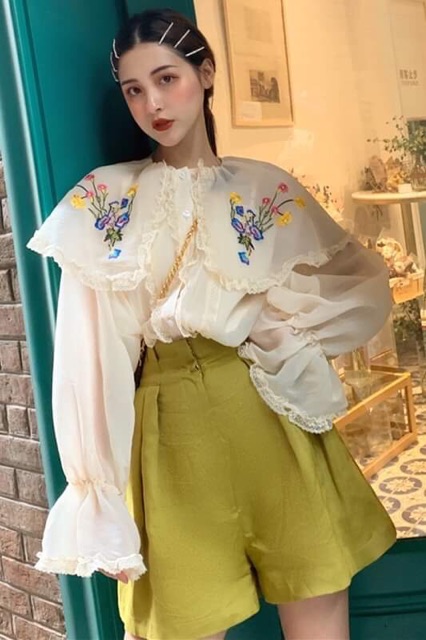 Áo sơ mi bánh bèo