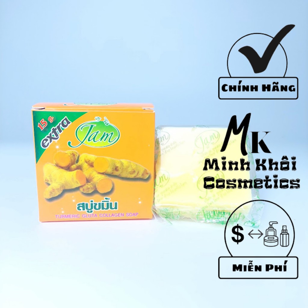 Xà Phòng Cám Gạo - Xà Phòng Trắng Da Thái Lan Jam Rice Milk Soap (Chính Hãng)