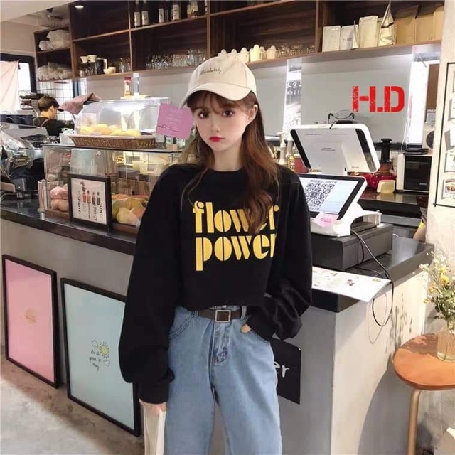 Áo croptop Flower Power HDA0919
