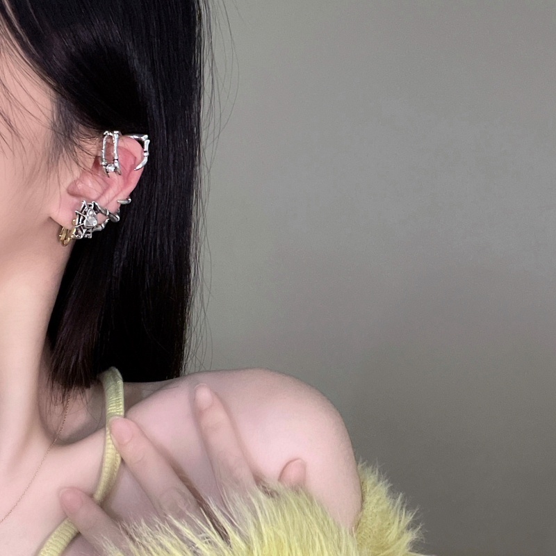Khuyên Tai Hình Móng Vuốt Ma Thuật Phong Cách punk hip hop Âu Mỹ Thời Trang