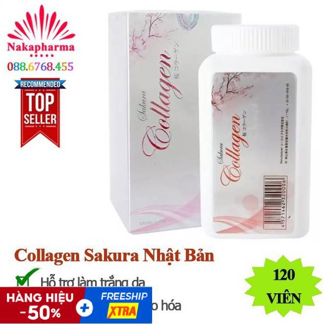 Viên Uống Collagen Sakura Của Nhật 60.000mg - Viên Uống Làm Đẹp Da, Chống Lão Hoá | BigBuy360 - bigbuy360.vn