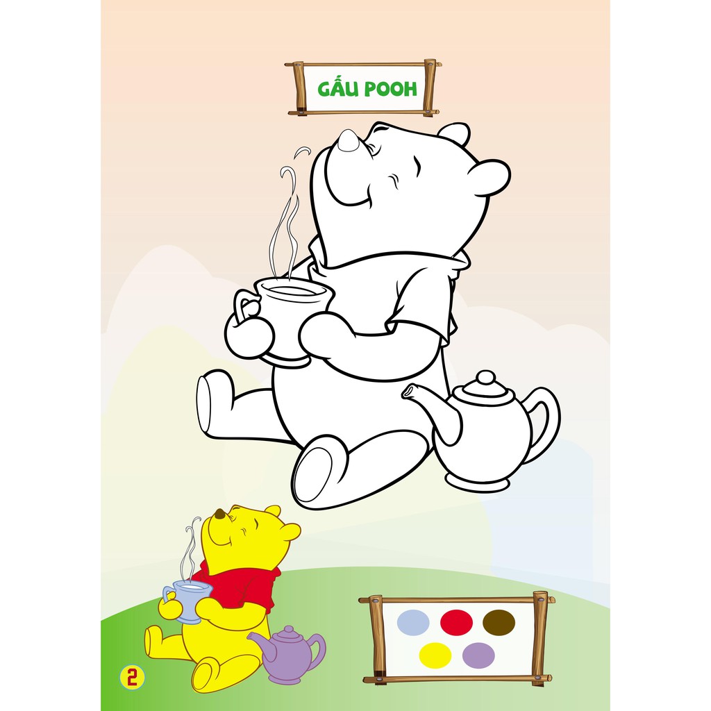 Sách - Tô Màu Đôi Tay Màu Nhiệm - Những Người Bạn Hoạt Hình