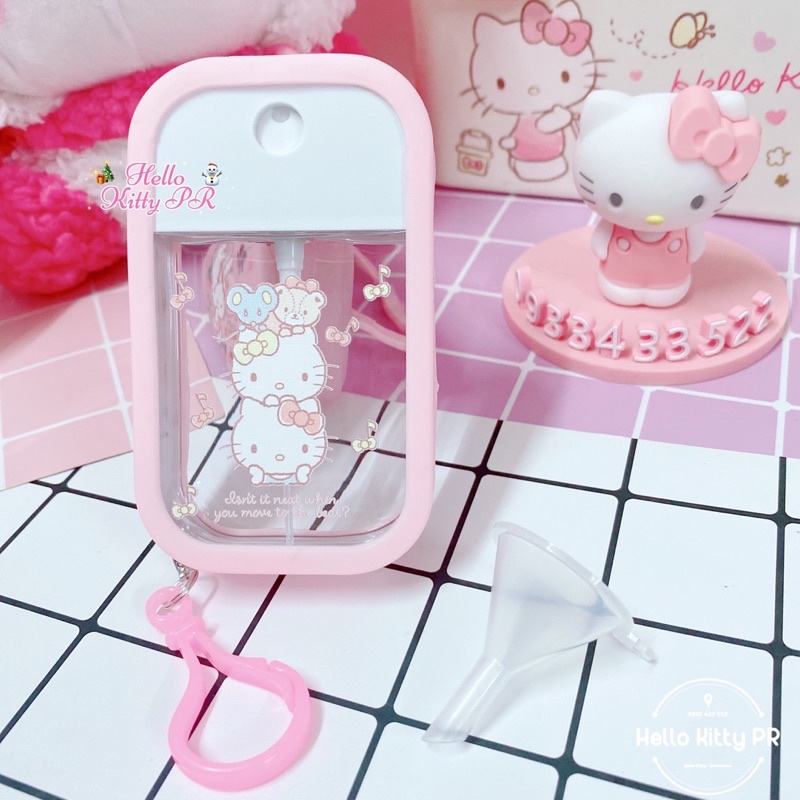 Bình xịt phun sương có móc treo Hello Kitty - Doremon Doraemon