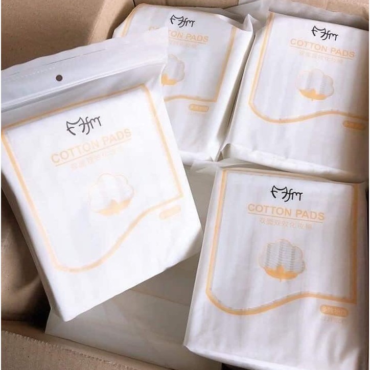 [Conbo 3túi] Bông tẩy trang 3 lớp Cotton Pads [Túi 222 miếng] | BigBuy360 - bigbuy360.vn