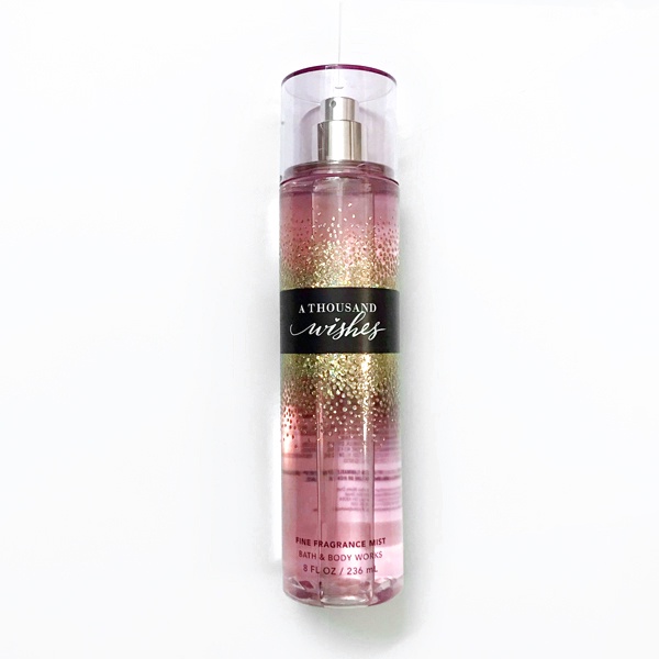 Xịt thơm body hương nước hoa A Thousand Wishes - Bath and Body Works 236ml