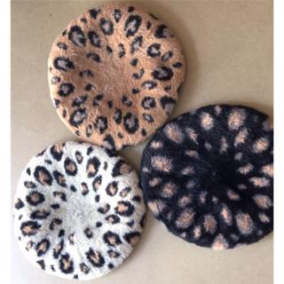 Personalized Leopard Print Beret Hats For Women