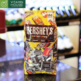 Chocolate Hershey Miniatures 180 Viên [VITAMIN HOUSE]